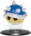 A close up of the Blue Shell figurine.