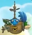 The Airship of Larry Koopa, from New Super Mario Bros. U