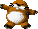 Monty Mole damaged sprite (Touch Screen)