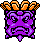 Purple face