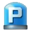 A P-Switch's artwork from New Super Mario Bros. Wii.