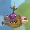 The Airship of Roy Koopa, from New Super Mario Bros. U