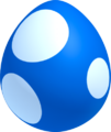A Bubble Baby Yoshi egg (New Super Mario Bros. U)