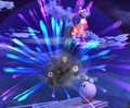 The effect of using a Cracker Launcher