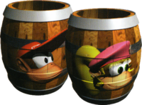 Diddy & Dixie Barrels.png