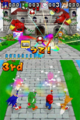 A Kiki amongst other Badniks in the Dream Shooting event of Mario & Sonic at the Olympic Games for the Nintendo DS