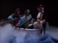 George Washington ordering Mario and Luigi to row