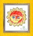 A New Super Mario Bros. U style Angry Sun from Super Mario Maker 2 drawn by Kinopio-kun