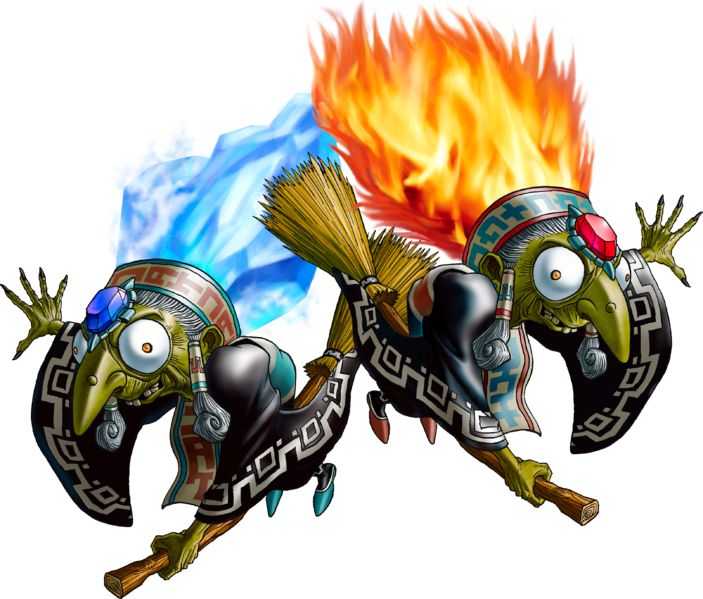 File:Koume and Kotake OoT artwork.png