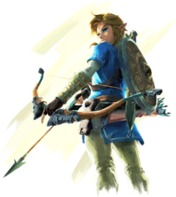 Link holding a bow BotW artwork.png
