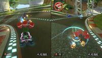 The Time Limit in Mario Kart 8 during Battle Mode and in Mario Kart Arcade GP DX when it expired.