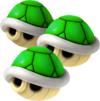 MKwii TripleGreenShell.png