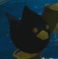 A crow resting on a hay stack in Mario + Rabbids Kingdom Battle
