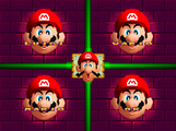 Mario's face in the minigame Face Lift from Mario Party 2
