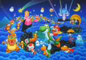 Artwork used for a Mario puzzle