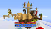 The Koopalings fighting on an Airship