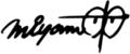Miyamoto's signature