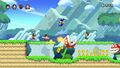 Super Piranha Plants along with some Miis in New Super Mario Bros. U.