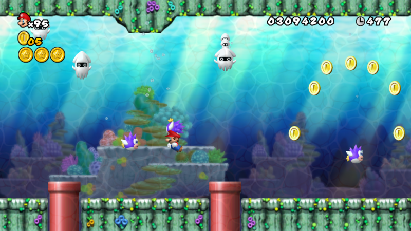 File:NSMBW World 4-4 Screenshot.png