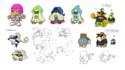 Paper Mario: The Thousand-Year Door (Nintendo Switch, bonus concept art of Don Pianta for the original game)