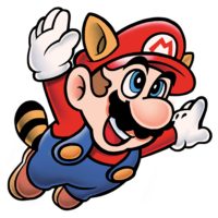 Raccoon Mario Artwork - Super Mario Bros. 3.png