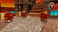 Several red Urchins in Super Mario Galaxy.