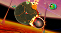 Fiery Dino Piranha still in its shell