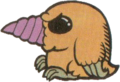 A Ragumo from Super Mario Land 2: 6 Golden Coins