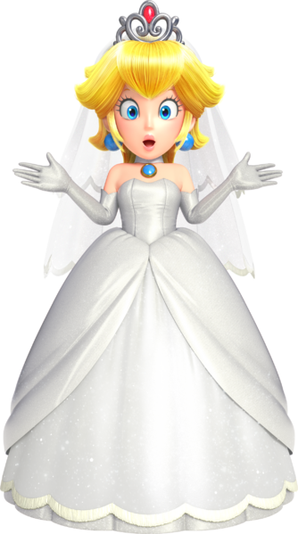 File:SMO Art - Wedding Peach.png