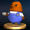SSBB Trophy Mr Resetti (Feet).png
