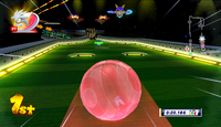 A Spinner in the Dream Sprint event in Mario & Sonic at the London 2012 Olympic Games for the Wii