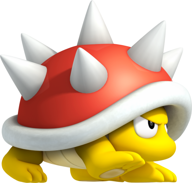 File:Spiny Artwork - New Super Mario Bros. 2.png