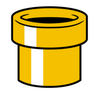 Sticker Golden Pipe - Mario Party Superstars.png