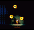 Three Piro Dangles in Super Mario World 2: Yoshi's Island