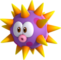 An artwork of a Urchin in New Super Mario Bros. U.