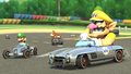 Wario in the 300 SL Roadster