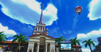 The location of the event, the Mini Russian Island.
