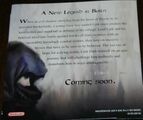 Back of the cardboard sleeve
