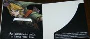 The inside of the game's cardboard sleeve